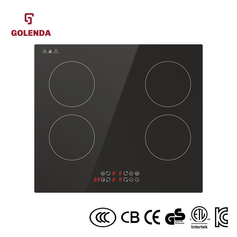 Recyclable 3 Burner Built In Induction Hob Cooktop  Domino Type