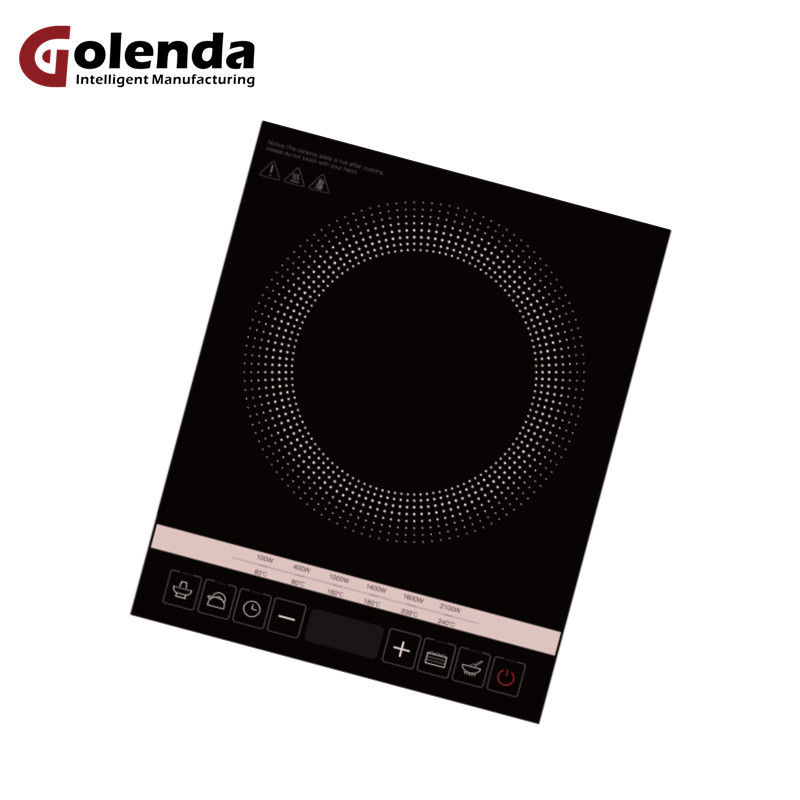 Child Lock Single Tabletop Induction Cooker  Stove Glass Panel Type
