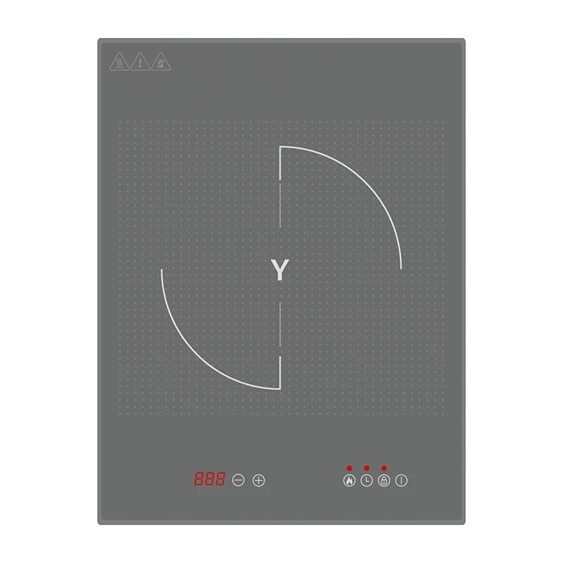 Black Built In Induction Hob With Overheat Protection 4000W Power 99 Minutes Timer For Safe Cooking